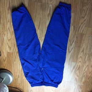 Light material blue joggers